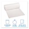 Boardwalk 16 Gallon 0.4 mil 24 in. x 32 in. Perforated Roll Low-Density Waste Can Liners - White (25 Bags/Roll, 20 Rolls/Carton)
